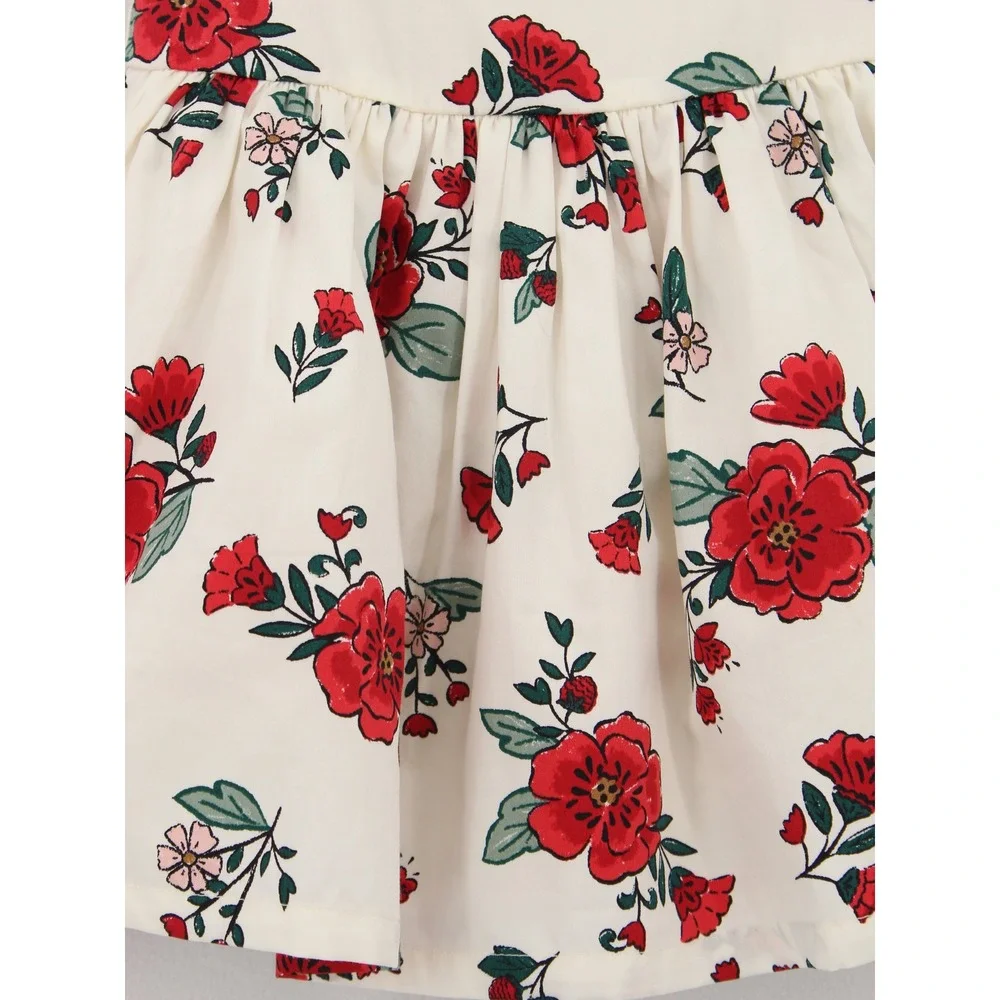 Carters Baby Girl Floral Sleeveless Dress Red White 6 Months 1R618110